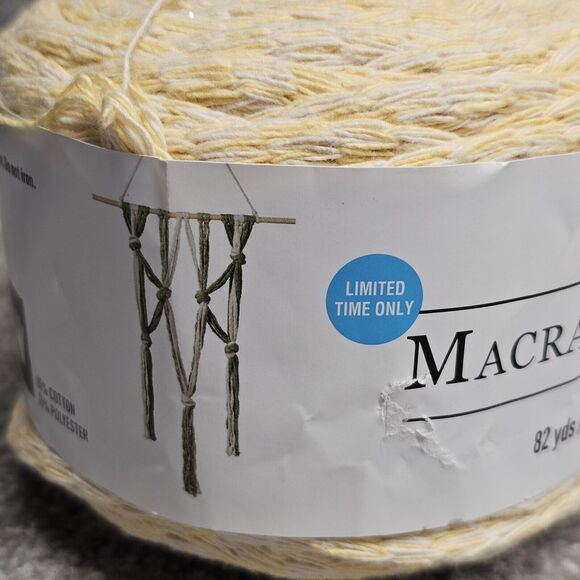 Loops & Threads Macrame Colors Yarn Bundle Of Two Different Colors 10.5oz Each - Picture 8 of 10